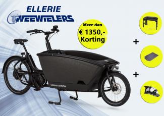 Urban Arrow Family Active Line plus (Zwart)