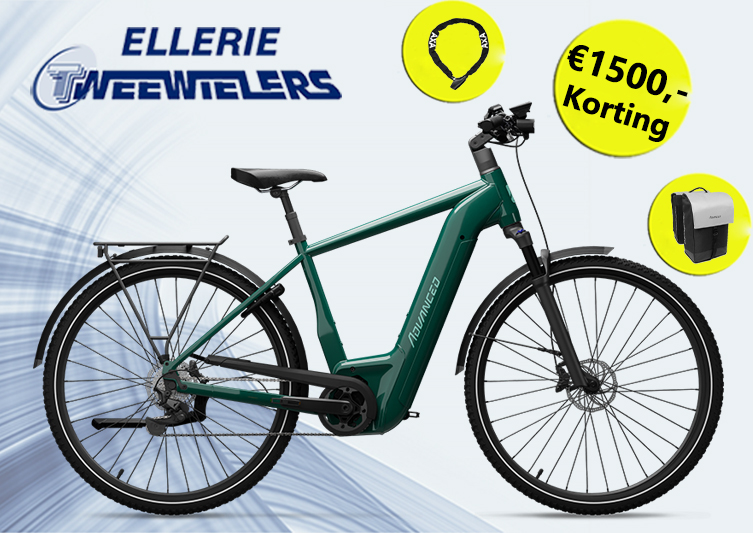 Advanced Trekking Pro Diamant Enviolo GRATIS FIETSENDRAGER