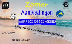 Cortina Gazelle, Riese & muller, Advanced, Urban Arrow, Moustache zomer aanbieding