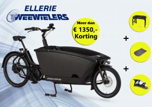 Urban Arrow Family Active Line plus (Zwart)