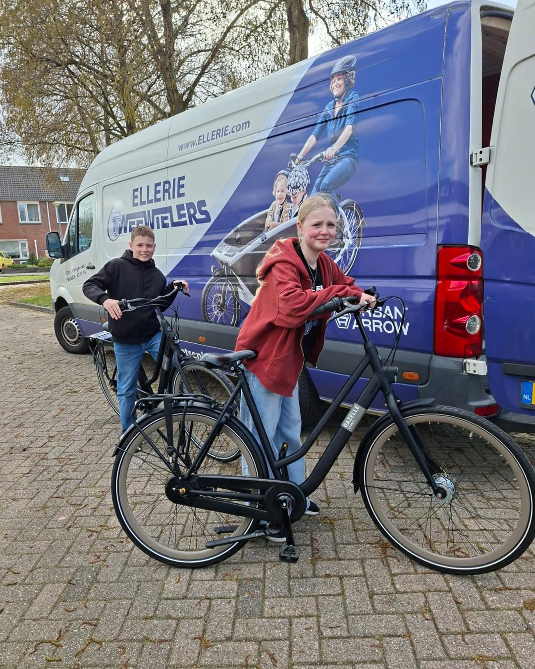 Met de Gazelle Esprit naar school